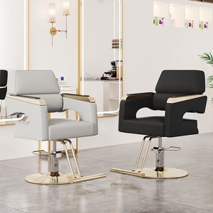 Silla de <span class=keywords><strong>Estilista</strong></span> Profesional Moderna y de Lujo <span class=keywords><strong>para</strong></span> <span class=keywords><strong>Hombres</strong></span>, Silla de Peluquería Resistente de Color Negro <span class=keywords><strong>para</strong></span> Salón de Belleza - Product Image 6