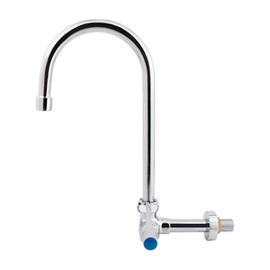 Grifo de Cocina Compacto de Latón Cromado, Fácil de Instalar, Monomando con Caño Giratorio, Mezclador de Flujo Suave - Product Image 1