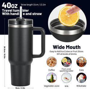 40 OZ ad alta capacità americana tazza di acqua isolata per auto portatili in acciaio inox sublimazione bicchieri per la 304 di acqua alimentare - Product Image 4