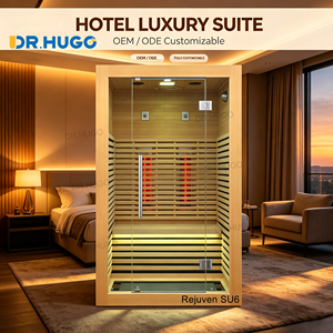 ห้องซาวน่าอินฟราเรดอัจฉริยะ DR.HUGO Rejuven SU6 สำหรับ 2 คน พร้อมจอ LCD วิทยุ FM และพอร์ต USB - Product Image 1