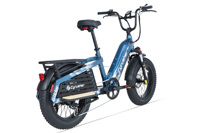 Cyrusher Glider Cargo E-Bike 750W 15.6Ah avec batterie au lithium Accessoires complets pour les amateurs de plein air