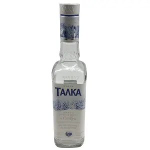 Russian liquor clear glass bottle for vodka 70cl