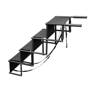 Escalera Portátil Pequeña para Mascotas, Diseño Animal, Tela de Nailon Resistente al Agua, Superficie de Hierro, Escalera para Vehículos, Autos, Camionetas, Todoterreno, Perros y Gatos - Product Image 2