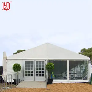 Grande tente extérieure de partie de PVC de luxe résistante de vent 6m x 9m 6m x 16m