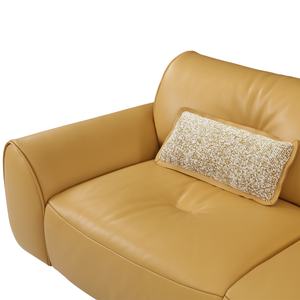 कारखाने की कीमत वास्तविक चमड़े के सोफे 3 सीट बेडरूम के फर्नीचर के लिए आरामदायक - Product Image 3