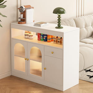 Mesa Consola de Madera Maciza Extensible con Almacenamiento para Sala de Estar, Entrada, Apartamento Pequeño, Balcón, Montada en la Pared, Lateral del Sofá - Product Image 2