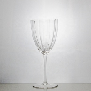 Juego de Copas de Cristal Transparente con Tallo Estriado Vertical, 3 <span class=keywords><strong>Tipos</strong></span>: <span class=keywords><strong>Flauta</strong></span> de Champán, Copa de Vino y Copa de Cóctel para Decoración de Mesa de Bar - Product Image 3