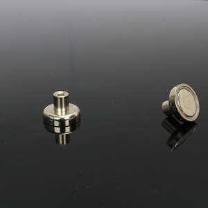 Aimant en néodyme permanent N35 super puissant, qualité parfaite, forme pot/tasse, crochet fileté, nickelé, usage industriel - Product Image 6