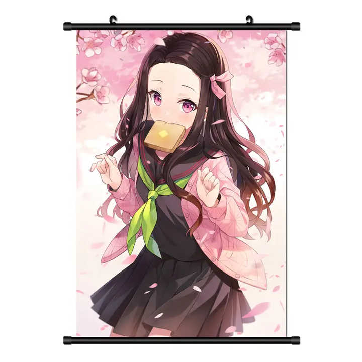 16 Color Cartoon 3D Printing Hanging Pictures and Wall Scrolls Posters for Anime