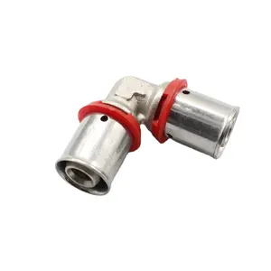 High Quality water supply plumbing press fitting ALPEX pipe brass fitting for water and gas