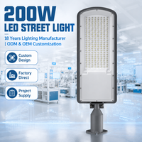 Éclairage de parking à bas prix, éclairage extérieur étanche IP66, lampadaire en aluminium 50W 100W 150W 200W, lampadaire LED