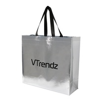 Mode Durable expédition sac fourre-tout brillant laminé Non tissé sac tissu personnalisé impression Logo