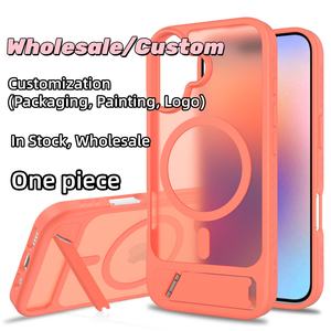 เคสโทรศัพท์ iPhone 16 Pro Max พร้อมขาตั้งในตัว เคสแม่เหล็ก เคส iPhone 17 Pro ป้องกันการกระแทก ฝาครอบป้องกันโทรศัพท์ - Product Image 1