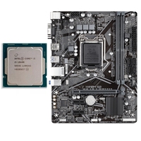 Carte mère LGA1200 GIGABYTE H410M-S2/D2VX SI, kit CPU, prend en charge les processeurs Intel de 10e génération H410 Core I3-10100 I5-10400 I7-10700, DDR4