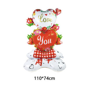 Globo Gigante de Peluche con Forma de Oso de San Valentín para Decoración de Escenas de Propuestas de Matrimonio y Declaraciones de Amor - Product Image 3