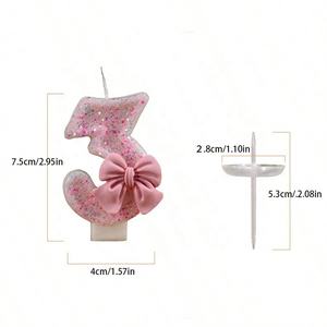 شموع أرقام عالية الجودة من KLS بدون دخان مصنوعة من البارافين لحفلات الزفاف وأعياد الميلاد ورأس السنة الجديدة، شموع ملونة للحظ السعيد - Product Image 6