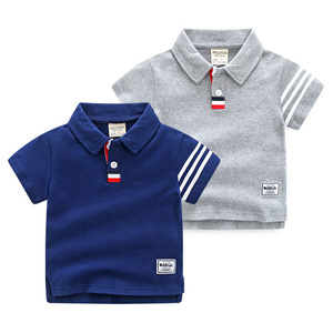 T-shirt en coton tissé 100 % imprimé à col rond et manches courtes pour garçons, confortable et respirant, idéal pour l'été, tailles 2-6 ans, vente en gros - Product Image 1