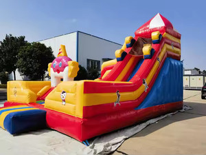 Maison gonflable en forme de dessin animé personnalisée combinaison de toboggan de trampoline pour enfants prix d'usine château gonflable - Product Image 4