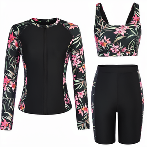 Camisetas Rashguard de compresión de manga larga para mujer, personalizadas de fábrica, para lucha BJJ Jiu Jitsu, transpirables, con protección UPF50 y diseño digital. - Product Image 1