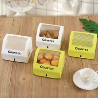 Keks- und Gebäckverpackungen: Selbstaufrichtende, anpassbare Einweg-Verpackungsboxen aus lebensmittelechtem Material für Gebäck, Macarons und Schokoladengeschenke