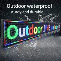 Letrero LED de Aluminio para Exteriores P10, Pantalla Digital Programable con Desplazamiento, Tablero de Mensajes, Control WiFi Personalizado, Montaje en Pared