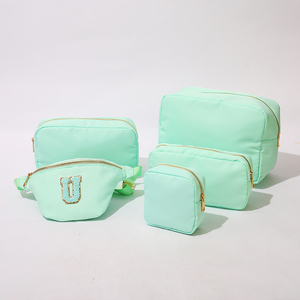 กระเป๋าเครื่องสำอางไนล่อนกันน้ำสำหรับผู้หญิงมีหลายสีมิ้นท์ - Product Image 6