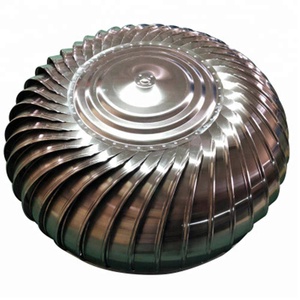 Ventas calientes 600mm Acero inoxidable 304/201 Ventilador de escape de techo autodirigido Ventilador de ventilación impulsado por el viento - Product Image 5