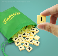 Lettres de Scrabble Français-Anglais, jeu de société Scrabble, jeu Scrabble pour enfants, cadeaux, jouets