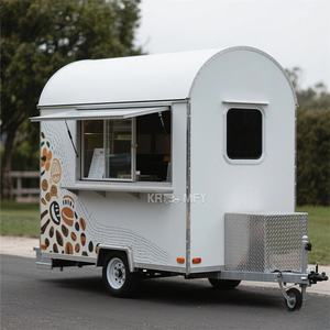 Carrito Móvil Personalizado para Venta de Hot Dogs, Camión de Comida con Ventana de Servicio Comercial, Remolque para Venta de Jugos - Product Image 1