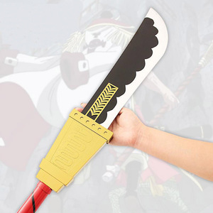 Pirate King COS barba bianca senza blocco superiore a Cloud Cut Cosplay Anime coltello in legno Prop - Product Image 4