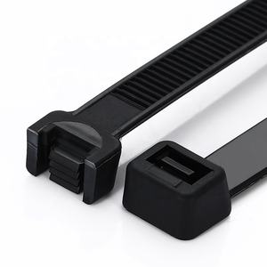 高温高强度黑色尼龙自锁重型扎带 80KG 抗拉强度 500mm 长度 PA66 - Product Image 4