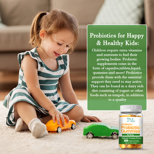 Tùy chỉnh Hữu Cơ bacillus coagulans bổ sung Probiotics cho hạnh phúc và khỏe mạnh trẻ em trẻ em của proiotic Gummies - Product Image 4
