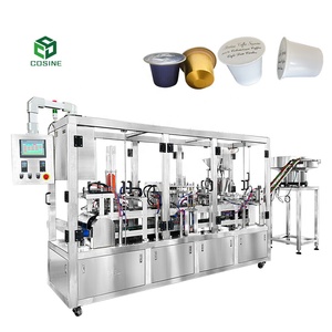 Machine de fabrication de café entièrement automatique avec système de remplissage et de dosage rotatif et processus de scellage propre - Product Image 1