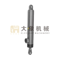 Cylindre de pression d'huile personnalisé à simple effet nickelé de qualité supérieure récoltant le cylindre hydraulique à prix compétitif