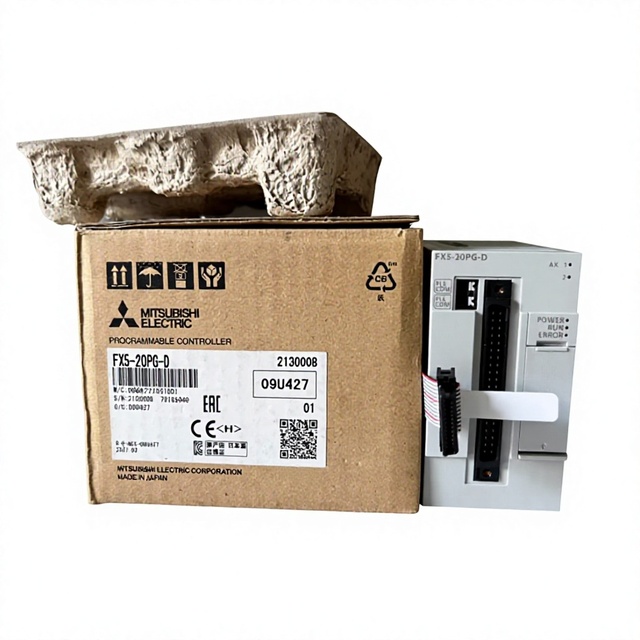100% New Original FX5-20PG-D Mitsubishi PLC Positioning Module 2-axis Differential Drive FX5-20PG-D