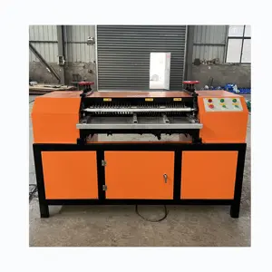 Máquina automática de descascar radiador de ar condicionado para reciclagem de cobre e alumínio