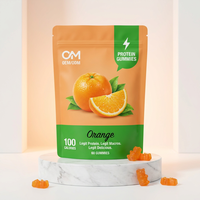 Gummies de Protéines de Lactosérum Naturelles Créatine BCAA Acides Aminés Sans Sucre pour l'Énergie Quotidienne des Adultes, la Récupération Musculaire et le Bien-être Sportif