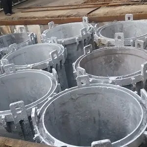 Olla de horno aluminizada de China, tanque de horno aluminizado, olla de recocido de alambre de retorta de horno aluminizado para alambre de acero de hierro