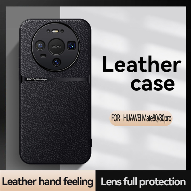 PU Leather Magnetic Protective Phone Case for Huawei Nova 15 Ultra/15 Pro/15/Mate 80 Pro Max Shockproof Cover