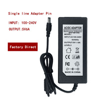 Alimentation de bande d'adaptateur d'alimentation 5V6A de haute qualité pour caméra et décodeur AC à DC 08