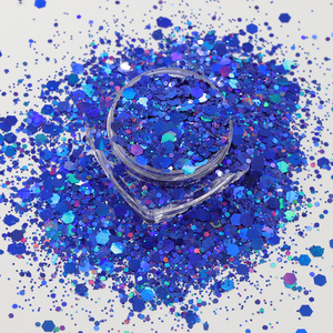 Automne Automne 12g/Jar Chunky Glitter Mix Holographique Loose Glitter pour Nail Art Craft Resin Freshie Glitter-Décorations de Noël - Product Image 5