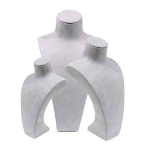 <span class=keywords><strong>Exhibidores</strong></span> de Joyería Romi de Lujo, Maniquíes de Resina <span class=keywords><strong>y</strong></span> Terciopelo para Exhibición de Collares - Product Image 1
