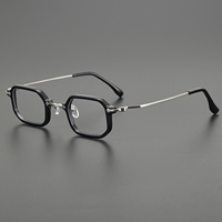 Monture de lunettes optiques rectangulaires en acétate haut de gamme, motif géométrique octogonal, élégante, exquise, unisexe, mode diamant