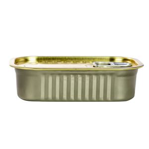 Boîte carrée en aluminium vide auto-scellante 1/4 boîtes <span class=keywords><strong>de</strong></span> conserve Club avec #311 pour <span class=keywords><strong>huile</strong></span> sardines poisson nourriture <span class=keywords><strong>de</strong></span> mer en conserve - Product Image 2