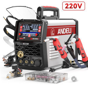 Machine à <span class=keywords><strong>souder</strong></span> en <span class=keywords><strong>aluminium</strong></span> ANDE DDP Shipping MCT-416P 4 en 1 MIG TIG CUT MMA - Product Image 5