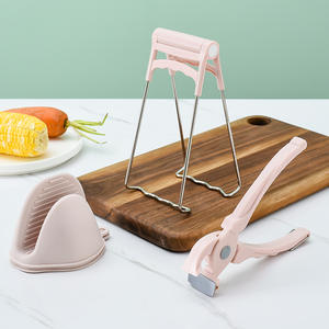 Grosir peralatan dapur, Stainless Steel Anti panas anti-selip piring cuci tangan berkelanjutan Casserole, peralatan dapur pengukus - Product Image 4