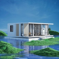 Maison conteneur minuscule préfabriquée pliable de 20 pieds 40 pieds Cabine d'hôtel à capsule spatiale Maison modulaire préfabriquée Maison conteneur