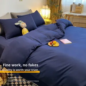 <span class=keywords><strong>Copripiumino</strong></span> trapunta in poliestere puro lavato <span class=keywords><strong>singolo</strong></span> doppio per studenti uomini casa bambini inverno dormitorio lenzuolo letto cucito a mano - Product Image 5