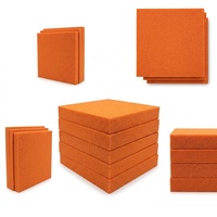 Feuille de mousse de caoutchouc naturel poreux orange à cellules ouvertes sur mesure pour l'étanchéité des ventouses automobiles avec service de découpe