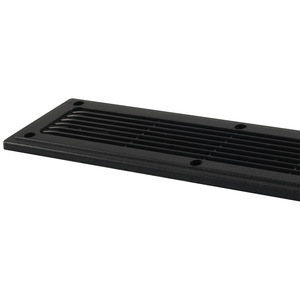 Cache de ventilation en plastique noir pour bus Nova, fixation par vis, accessoire de sortie d'air - Product Image 2